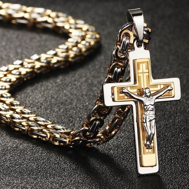 Crucifix Cross Pendant Necklace-Your Soul Place